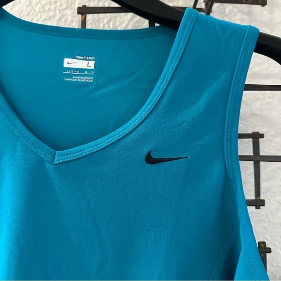 Nike Fit-Dry Women’s Active Tank Top Teal Size L – Dri-Fit Training NWT - Picture 2 of 5